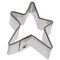 Mini Star Primitive Cookie Cutter 1.25 in, CookieCutter.com, Tin Plated Steel, Handmade in the USA